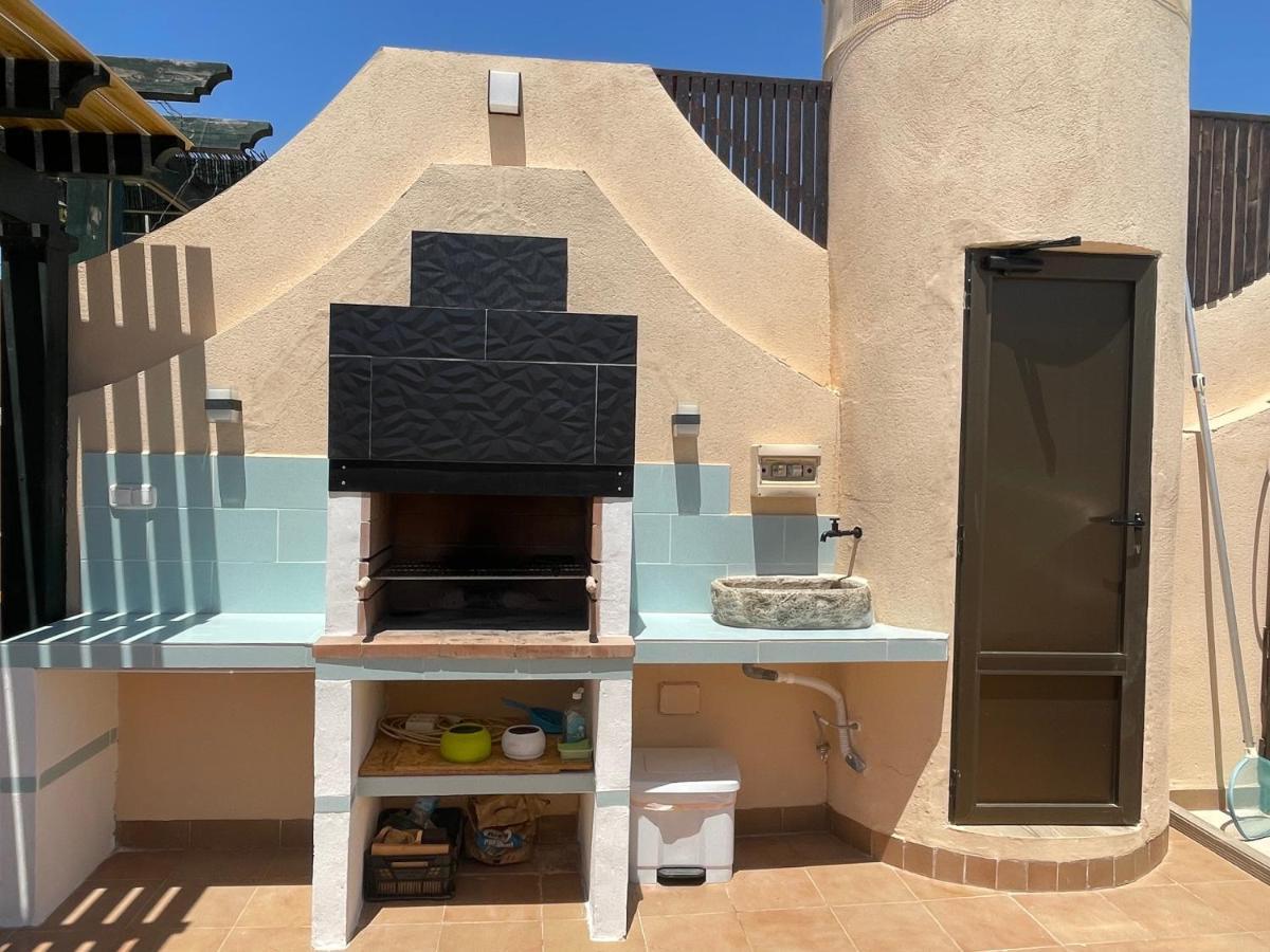 Apartamento Atico con piscina privada a 100m del mar Vera Exterior foto